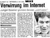 Verwirrung im Internet