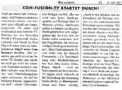 con-fusion startet durch